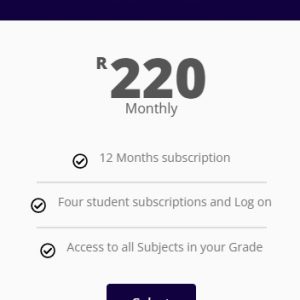 Gold Membership - R220 - Monthly